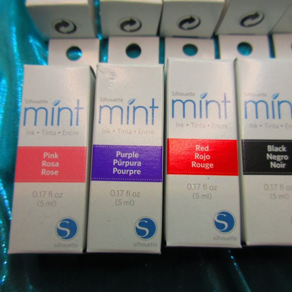 Silhouette Mint Stamp Maker Refill Inks All 18 Colors LOT - Picture 6 of 7